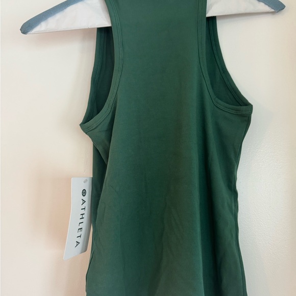Athleta Forest Green Ribbed Tank Top - Picture 2 of 3